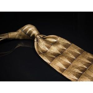 Grateful Dead Light Brown Light Blue Abstract Silk Tie "Shootin' Pool" 20th Set